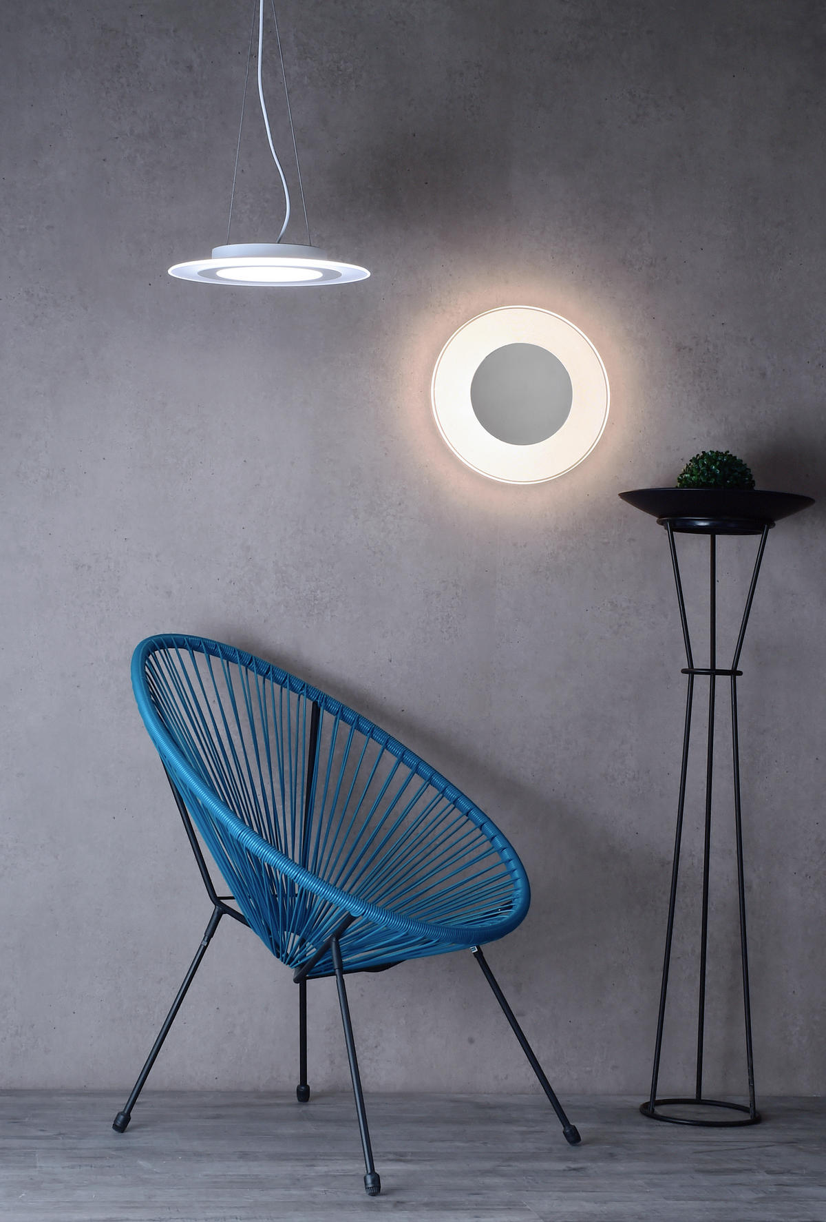 LED-DECKENLEUCHTE    29/29/4 cm  - Grau, Konventionell, Kunststoff/Metall (29/29/4cm)