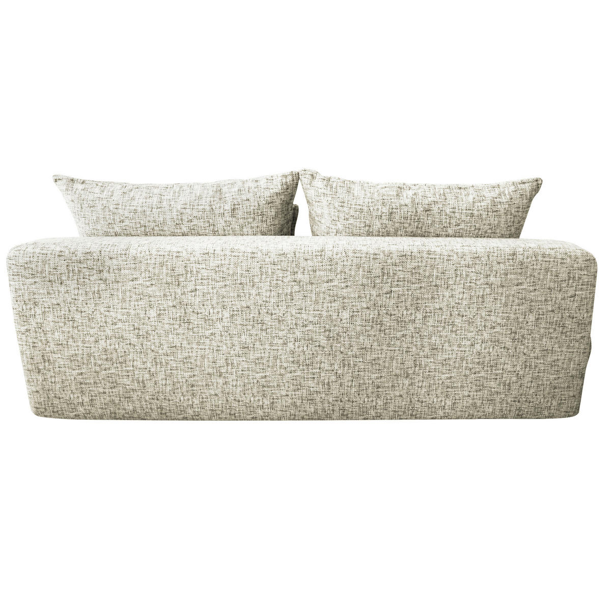SCHLAFSOFA in Plüsch Beige  - Beige/Schwarz, Design, Kunststoff/Textil (214/96/105cm) - MID.YOU