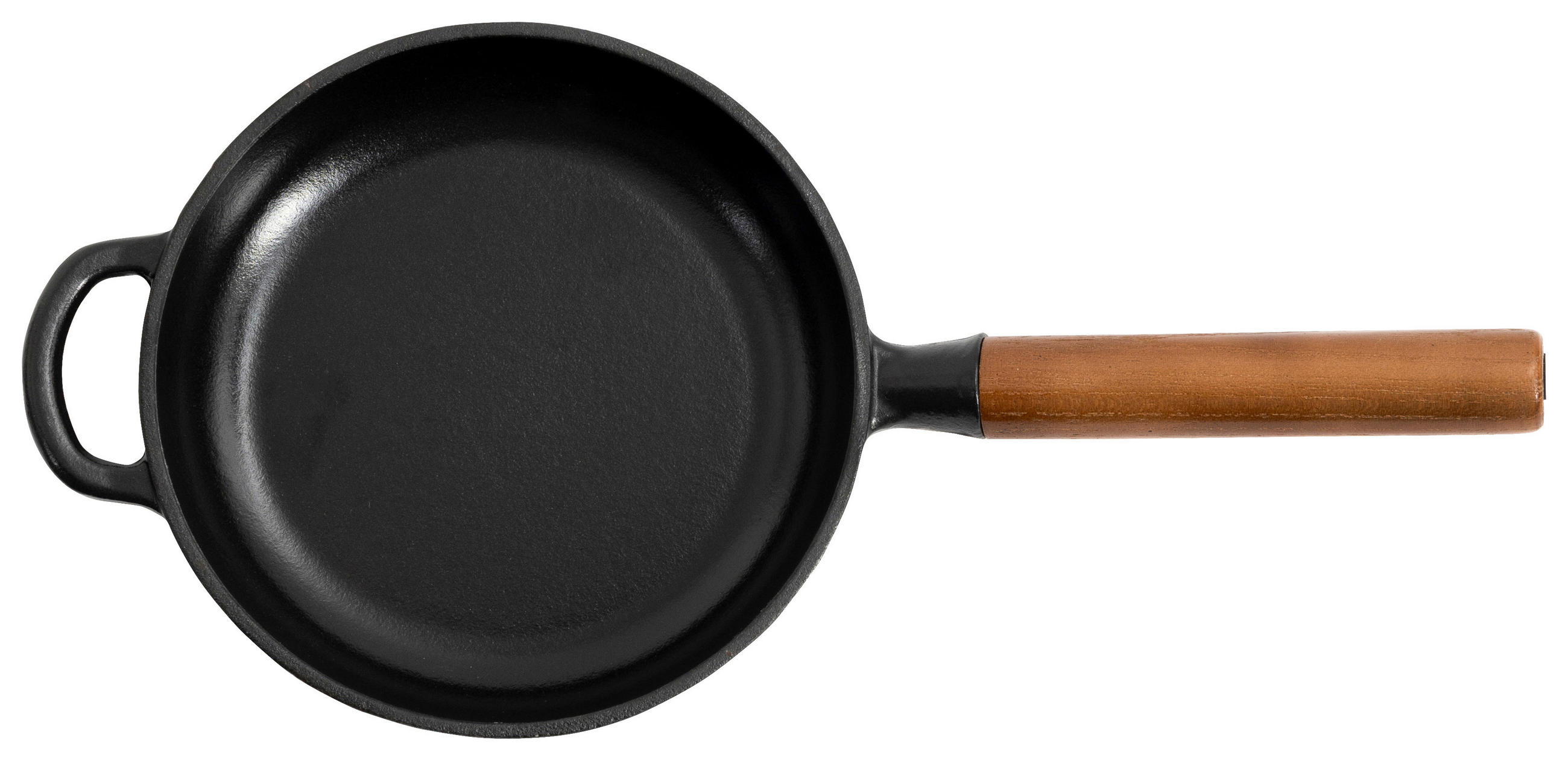 POÊLE À FRIRE 26 cm  - noir, Design, métal/bois (26cm) - Nouvel