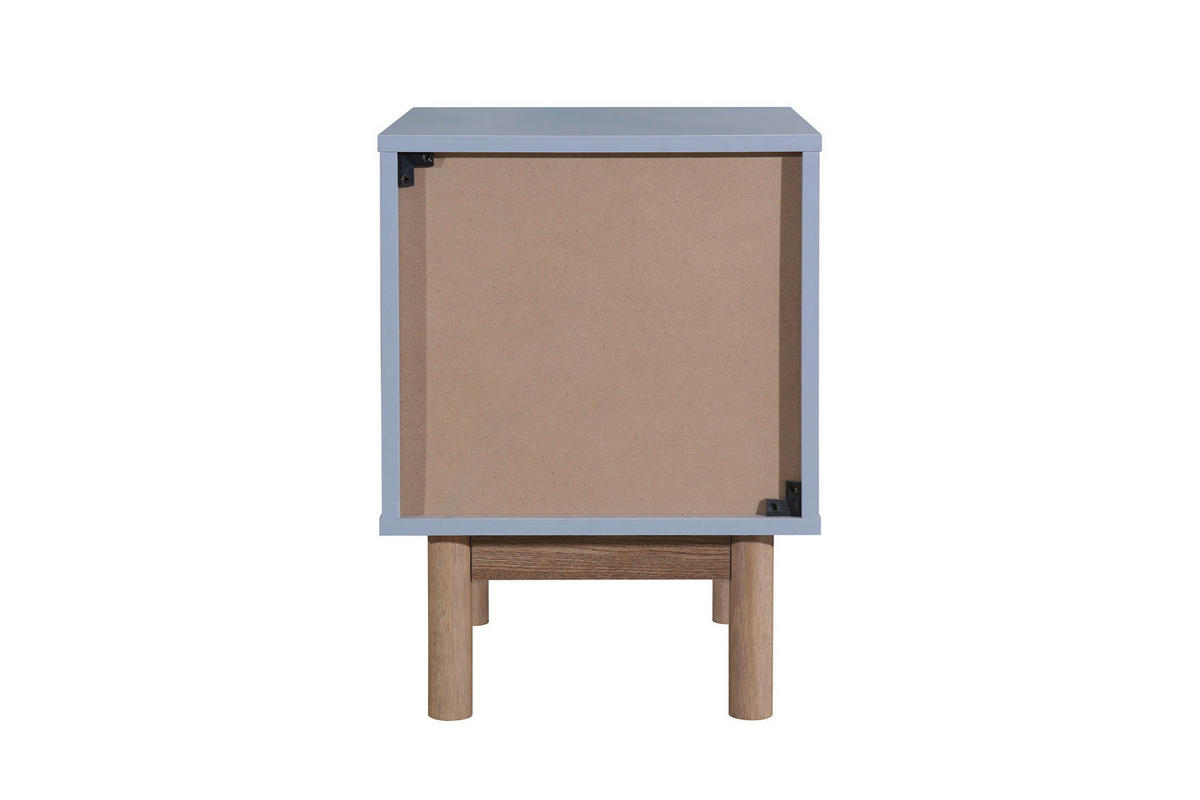 NACHTTISCH 40/55/44 cm  in Eichefarben, Grau  - Eichefarben/Grau, Design, Holz/Holzwerkstoff (40/55/44cm) - MID.YOU