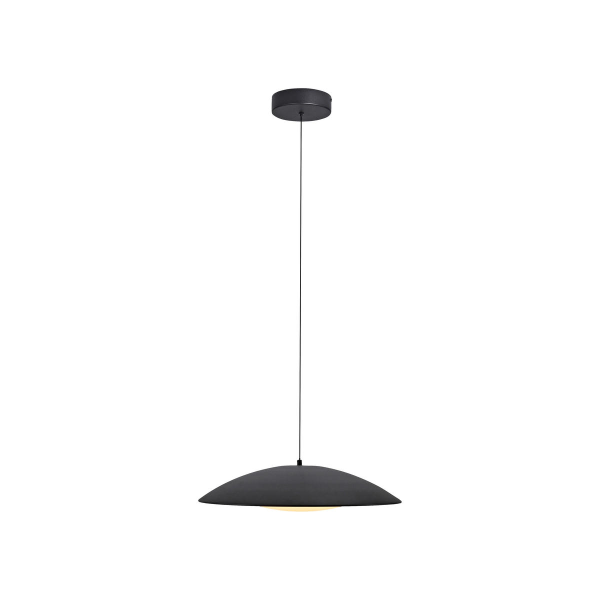 LED-PENDELLEUCHTE 50/50/180 cm  - Schwarz, KONVENTIONELL, Kunststoff/Metall (50/50/180cm) - Schöner Wohnen
