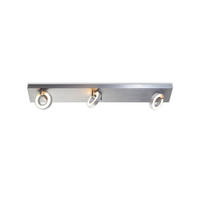LED-DECKENLEUCHTE 66/10/12 cm  - Alufarben, Design, Metall (66/10/12cm) - Escale