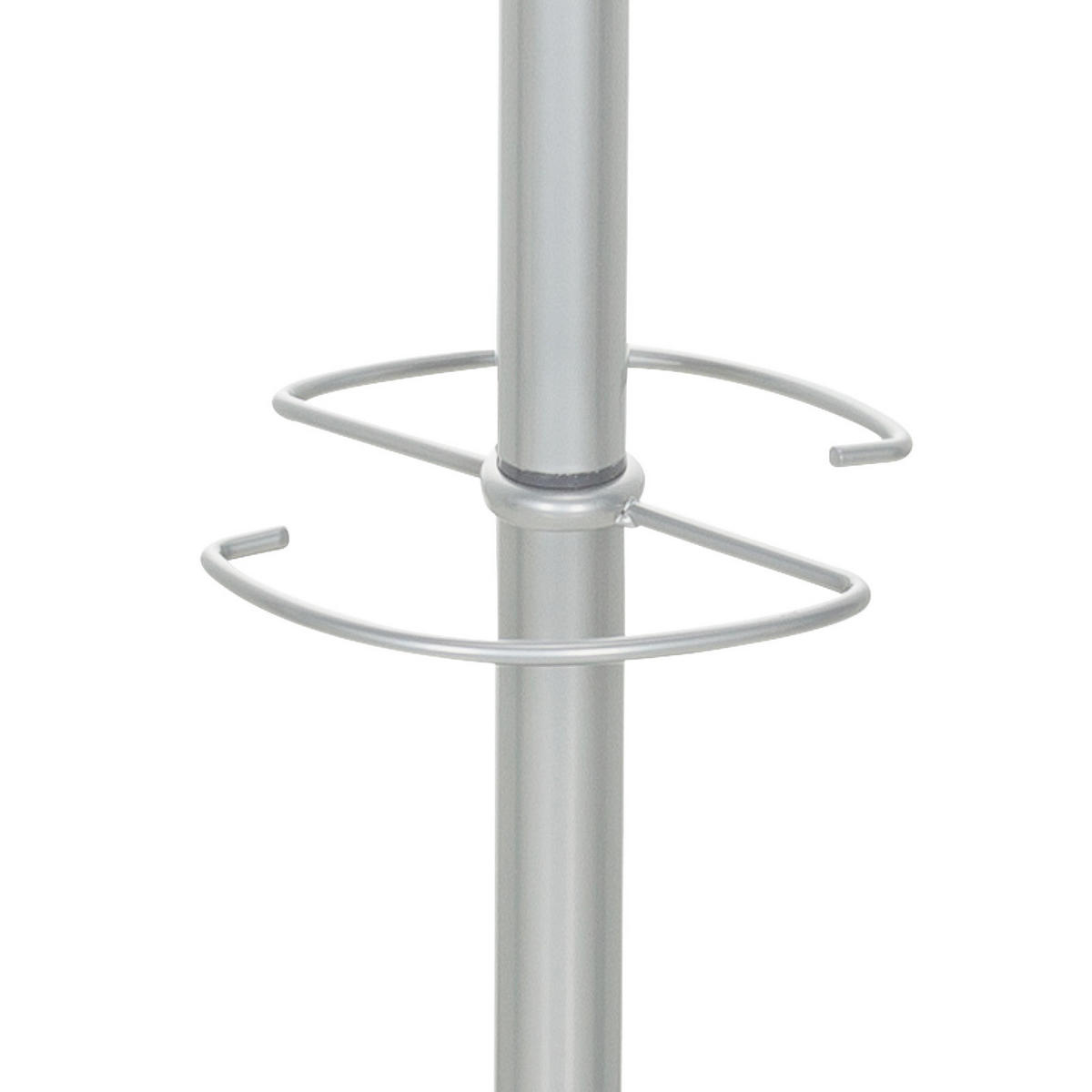 KLÄDHÄNGARE - silver, Modern, metall/trä (38/173/38cm) - MID.YOU