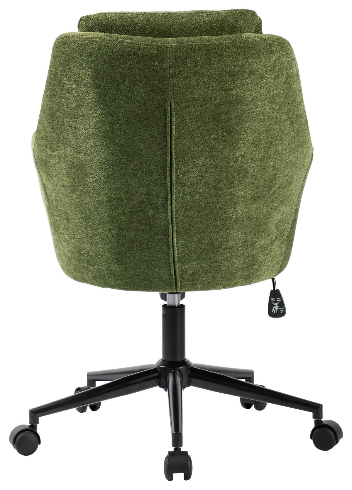 DREHSTUHL Webstoff Grün, Schwarz  - Schwarz/Grün, Modern, Kunststoff/Textil (58/91-99/71cm) - MID.YOU