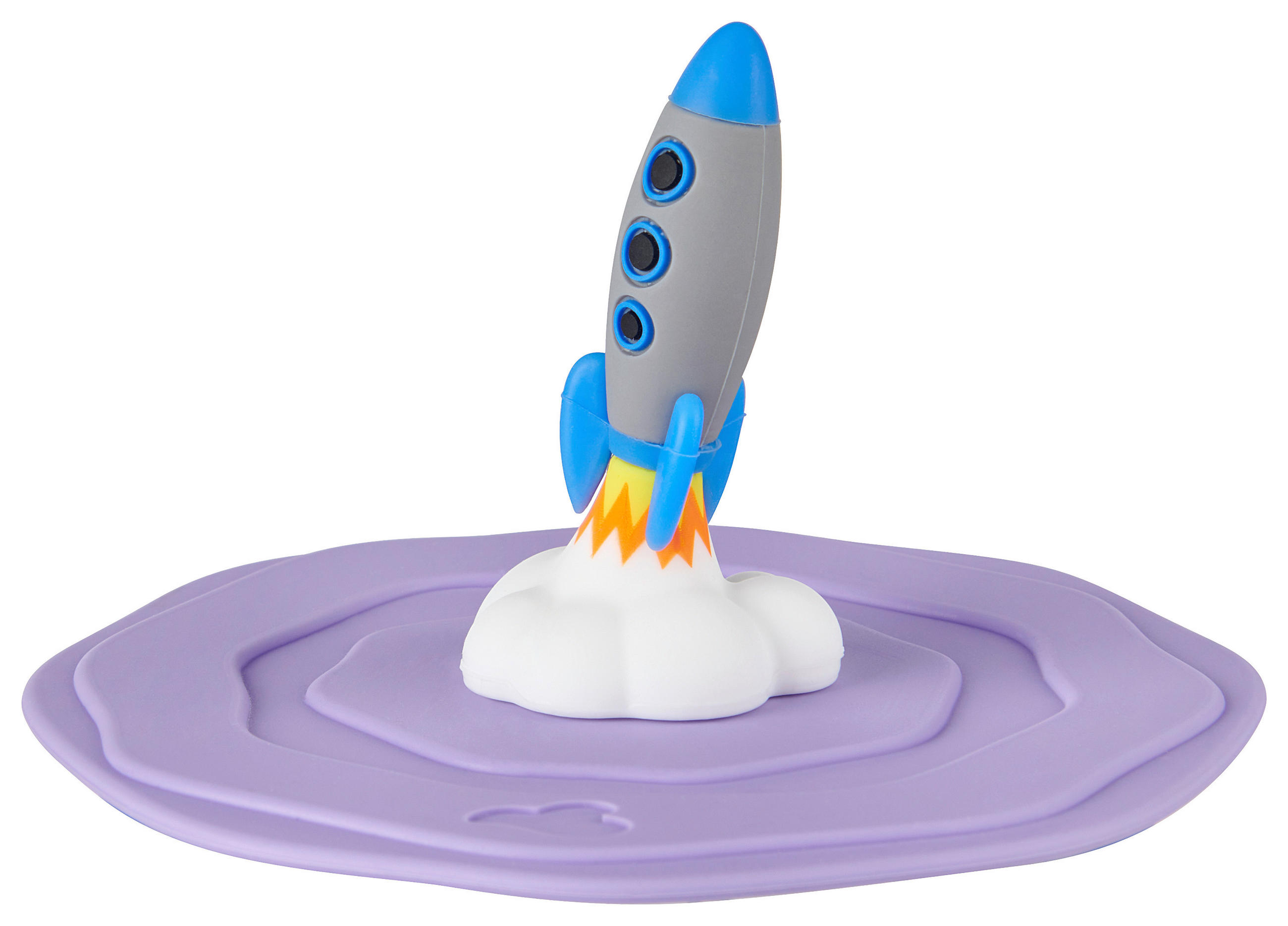 SILIKONDECKEL  - Lila, Trend, Kunststoff (9,7/6/9,7cm) - Leonardo