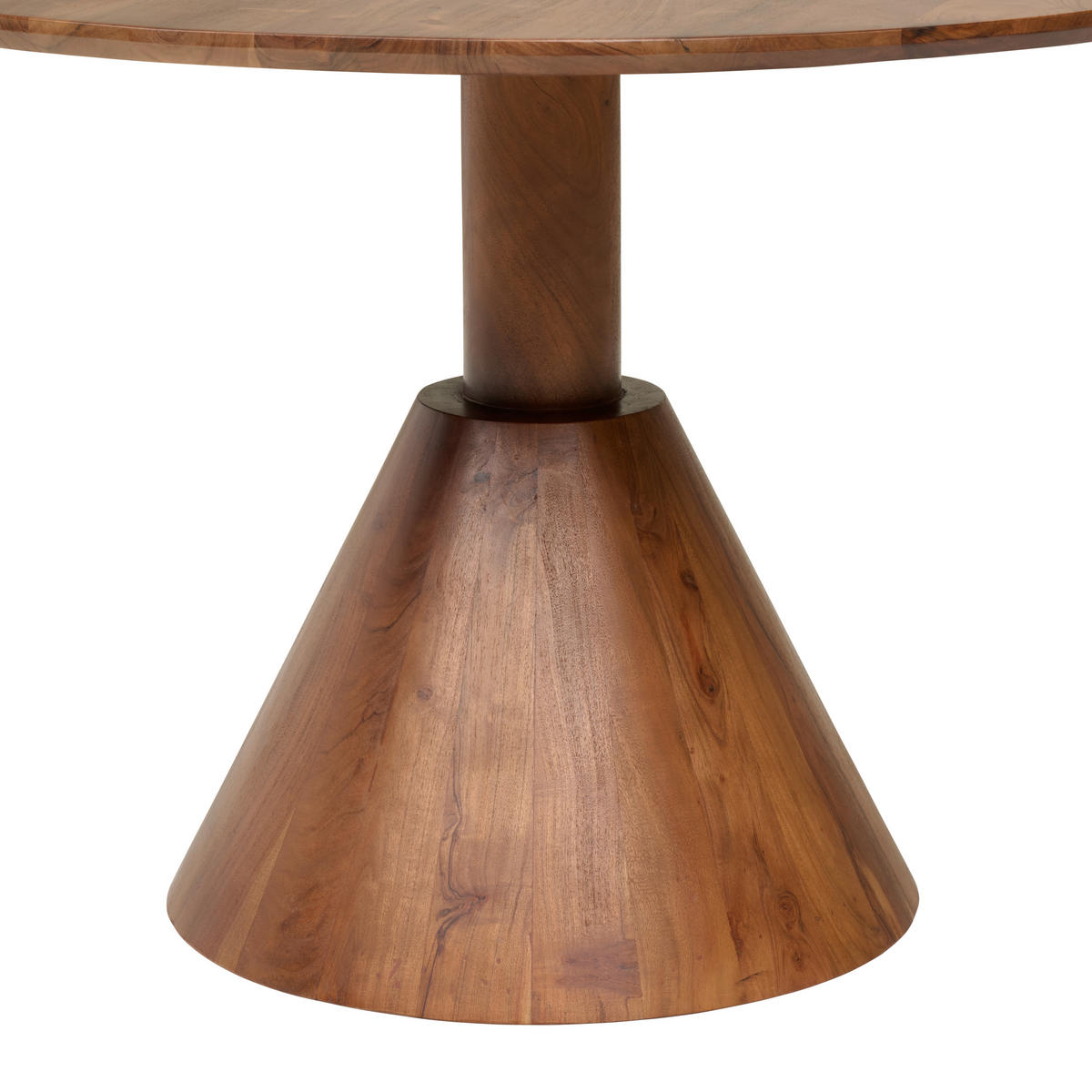 ESSTISCH 115/115/76 cm Echtholz  Holz gastro- und objekttauglich rund Akaziefarben  - Akaziefarben, MODERN, Holz (115/115/76cm) - P & B