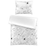 BETTWÄSCHE BLANCO 140/200 cm  - Schwarz/Weiß, Trend, Textil (140/200cm) - Esposa