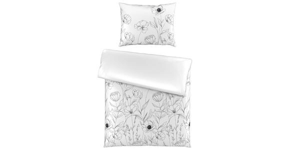 BETTWÄSCHE BLANCO 140/200 cm  - Schwarz/Weiß, Trend, Textil (140/200cm) - Esposa