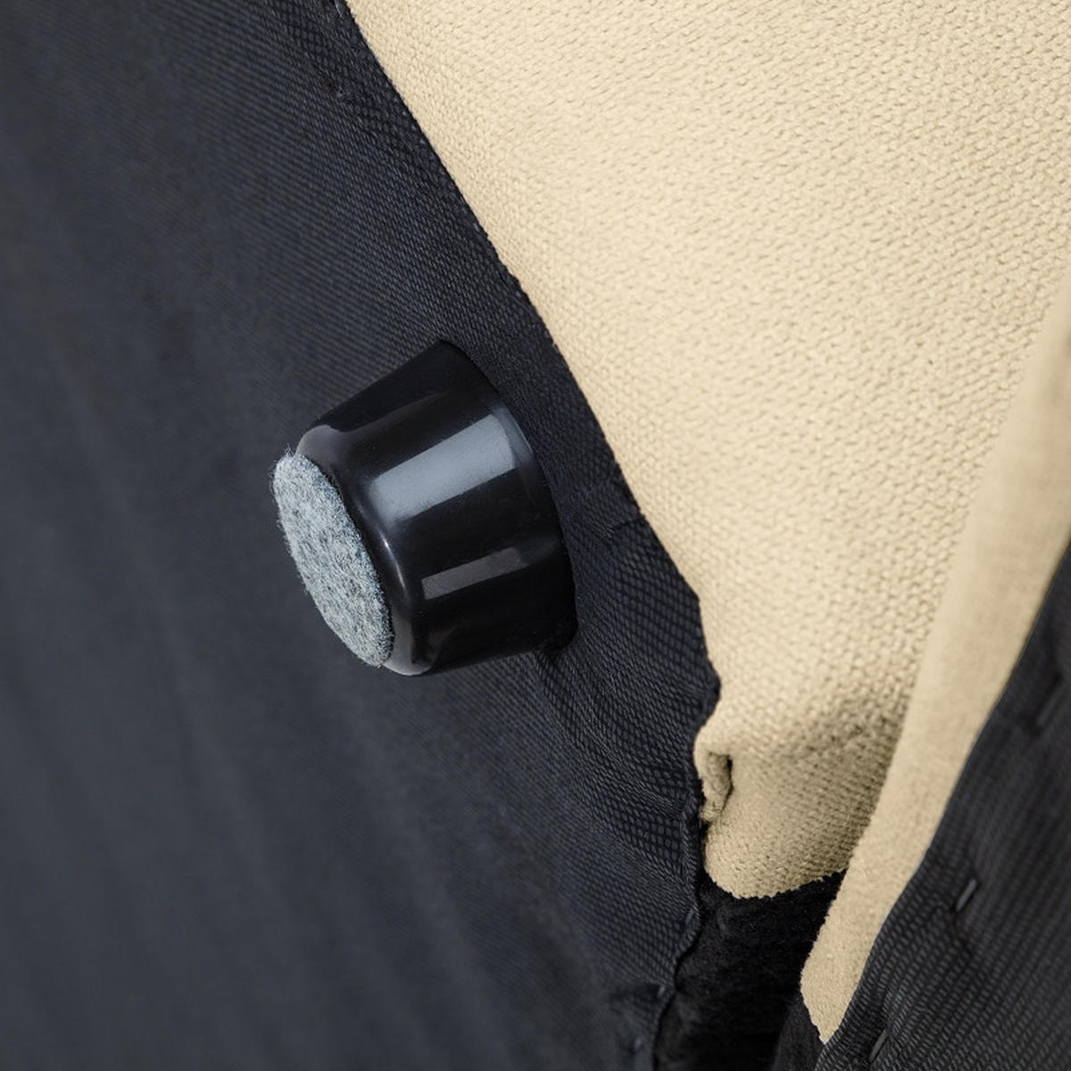 ECKSOFA  in Struktur Beige  255/160 cm  - Beige, MODERN, Textil (255/160cm) - Trendmanufaktur