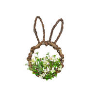 FRÜHLINGSKRANZ  - Hellbraun/Weiß, LIFESTYLE, Holz/Kunststoff (23/38cm)