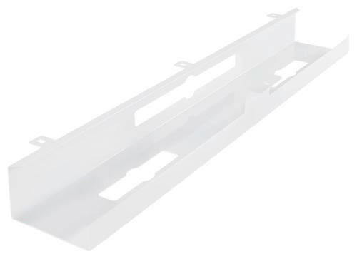 KABELKANAL Metall Weiß  - Weiß, Basics, Metall (80/13/7cm) - MID.YOU