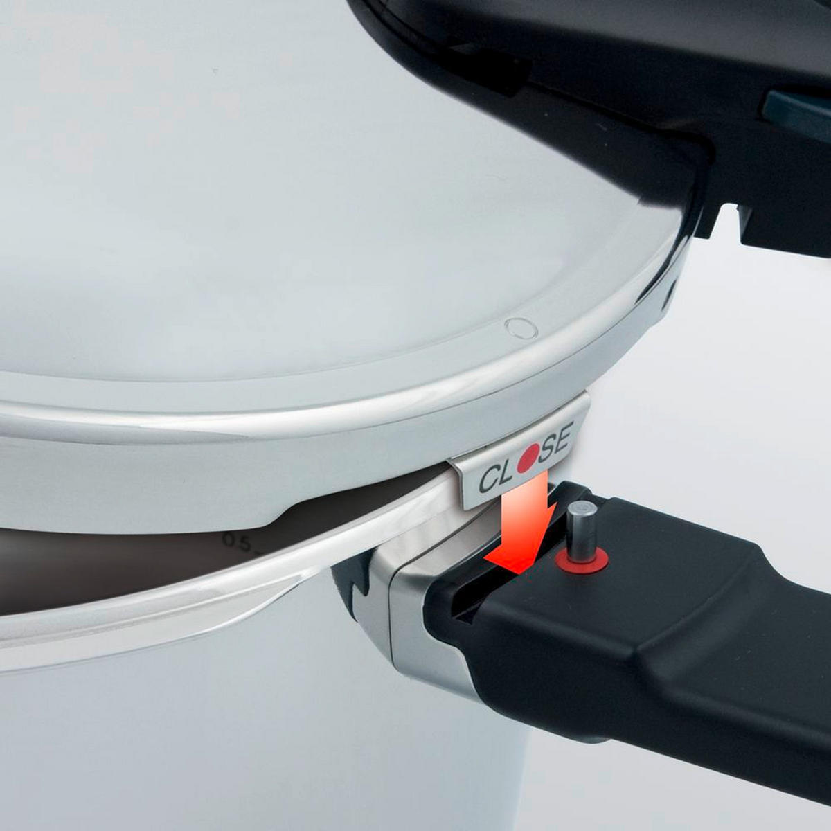 SCHNELLKOCHTOPF VITAQUICK 6,0 L  - Silberfarben, Basics, Metall (22cm) - Fissler