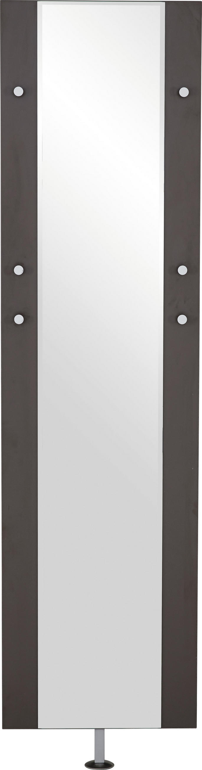GARDEROBENPANEEL  in 49/191/30 cm  - Dunkelbraun, Design, Holzwerkstoff (49/191/30cm) - Moderano