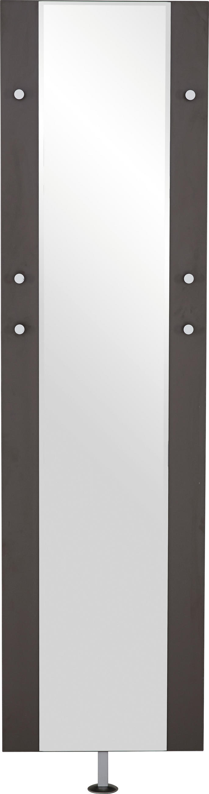 GARDEROBENPANEEL  in 49/191/30 cm  - Dunkelbraun, Design, Holzwerkstoff (49/191/30cm) - Moderano
