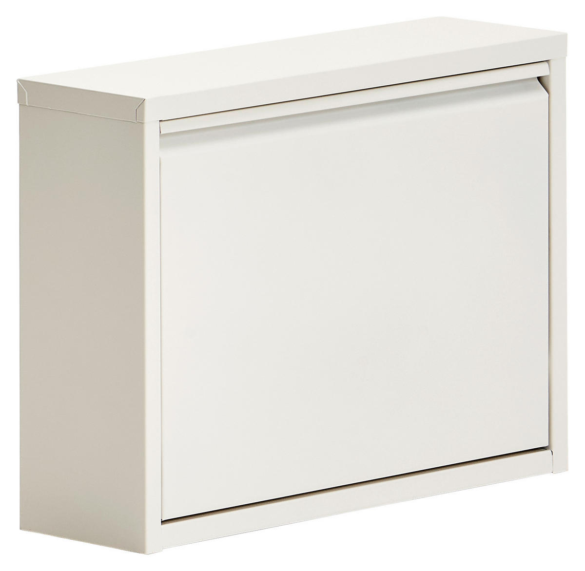 VÝKLOPNÁ SKRINKA NA TOPÁNKY, biela, 50/37/15 cm - biela, Basics, kov (50/37/15cm) - Carryhome