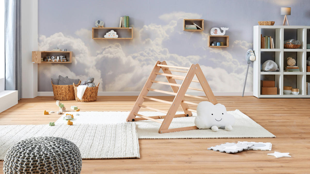 KLETTERDREIECK - Naturfarben, Basics, Holz (80/91/73cm) - Jimmylee