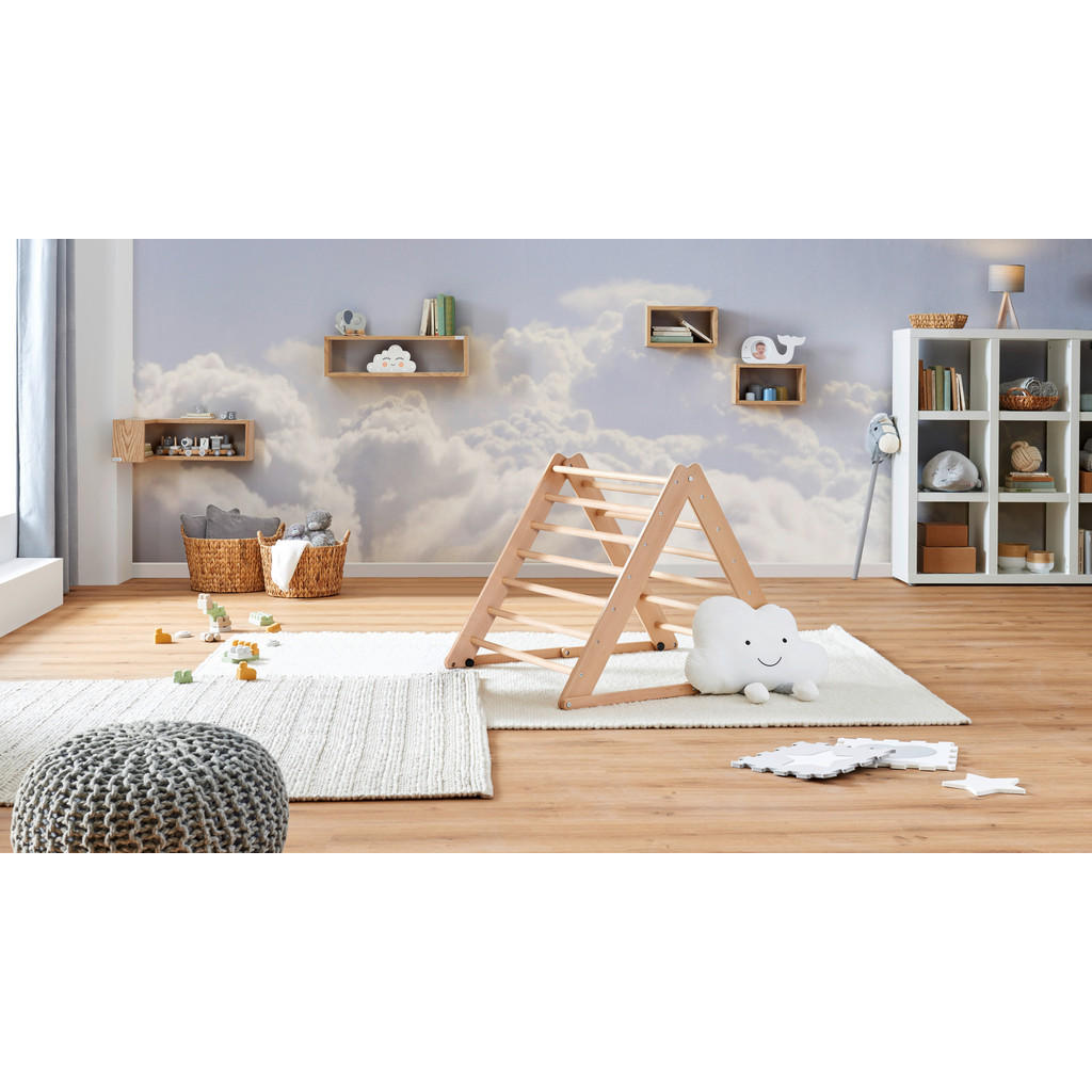 Thumbnail - Jimmylee Kletterdreieck, Natur, Holz, Buche, vollmassiv, 91x73x80 cm, EN 71, Made in Romania, Spielzeug, Kinderspielzeug...