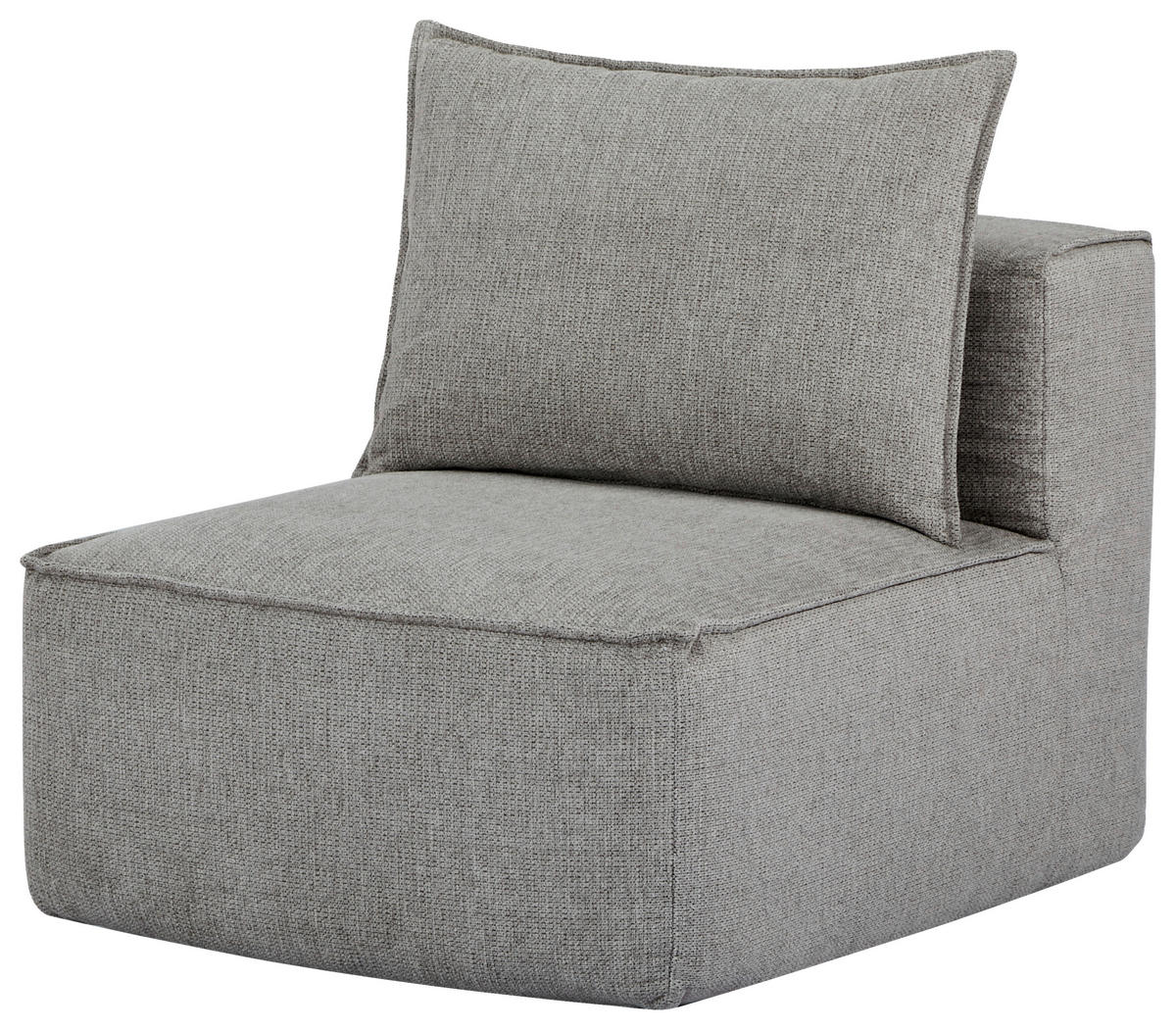SOFAELEMENT Webstoff Taupe  - Taupe, Design, Kunststoff/Textil (71/80/70cm) - Carryhome