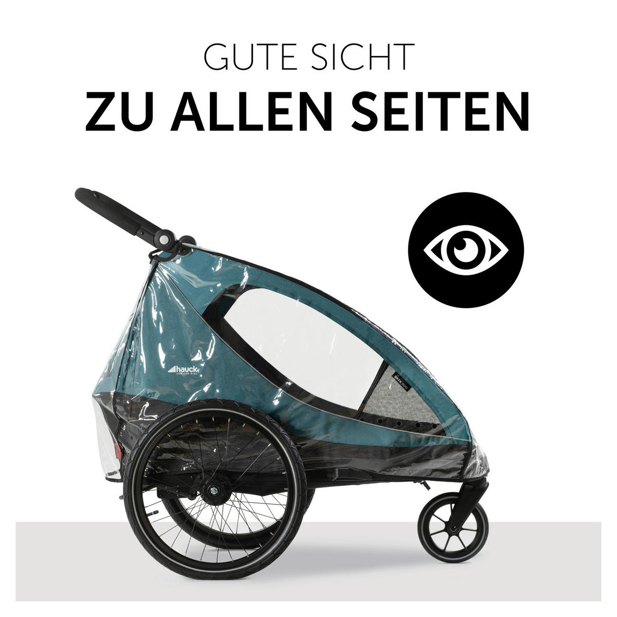 REGENVERDECK - Transparent, Basics, Kunststoff (95/60/62cm) - Hauck