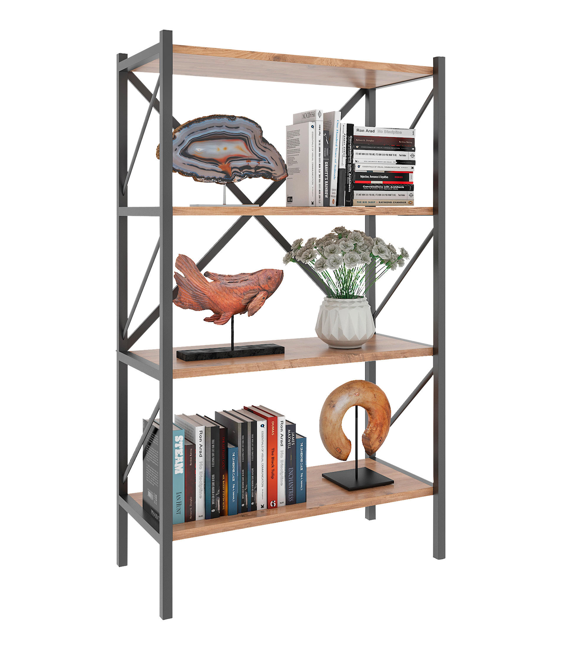 REGAL Honigeiche  - Honigeiche, MODERN, Holzwerkstoff (66/121/34cm) - MID.YOU
