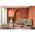 ECKSOFA Fango Echtleder  - Chromfarben/Fango, Design, Leder/Metall (224/252cm) - Novel