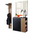 GARDEROBE 3-teilig  in 130/200/30 cm  - Eichefarben, Design, Holz/Holzwerkstoff (130/200/30cm) - Moderano