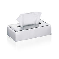 PAPIERSPENDER Metall  - Silberfarben, Basics, Metall (27/7/12,5cm) - Kela