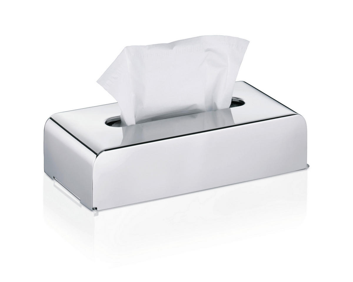 PAPIERSPENDER Metall  - Silberfarben, Basics, Metall (27/7/12,5cm) - Kela