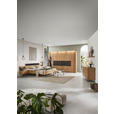 BETTANLAGE 180/200 cm  in Wildeiche, Schwarz  - Wildeiche/Schwarz, Design, Holz/Textil (180/200cm) - Valnatura