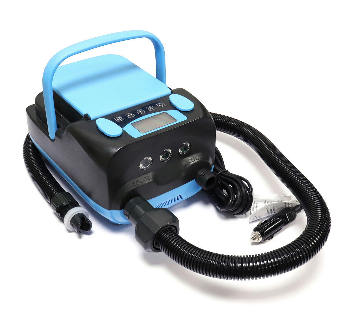 ELEKTR. LUFTPUMPE - Blau/Schwarz, Basics, Kunststoff (19/21/28cm) - Atrigo