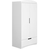 KINDERKLEIDERSCHRANK - Weiß, MODERN, Holzwerkstoff (90/183,5/52cm) - MID.YOU