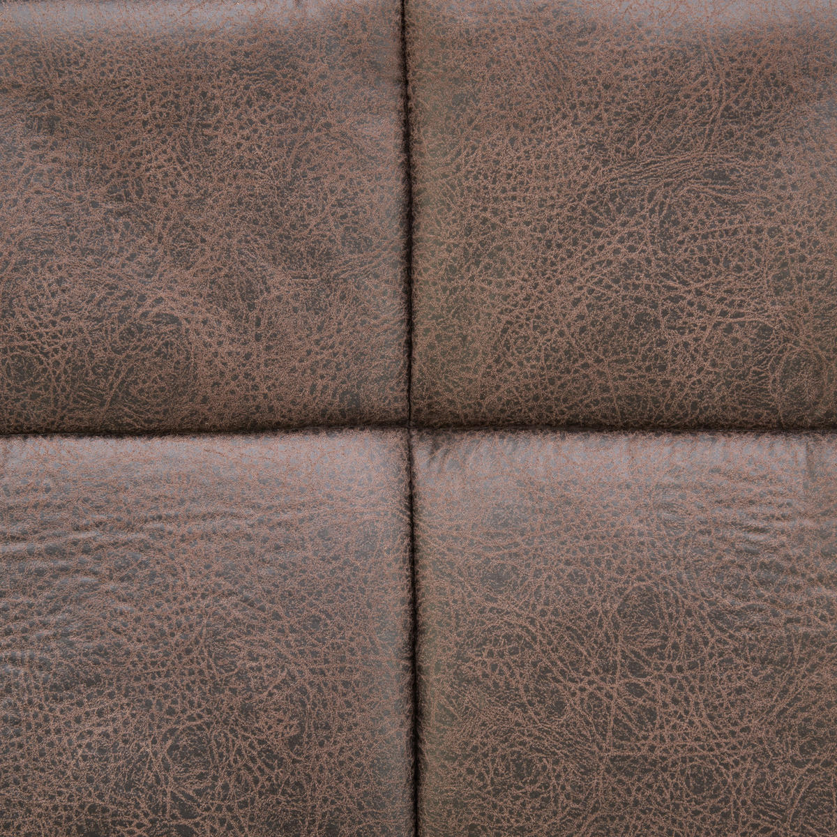 SCHWINGSTUHL  in Eisen Mikrofaser  - Schwarz/Braun, LIFESTYLE, Textil/Metall (38/97/45cm) - Livetastic
