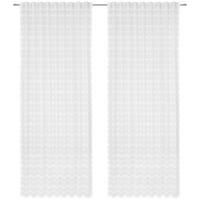 FERTIGVORHANG  halbtransparent  135/245 cm  2 Stück  - Weiß, Basics, Textil (135/245cm) - Esposa