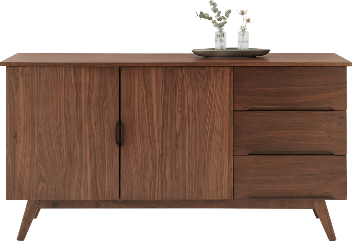 SIDEBOARD  in 160/81/44 cm  - Walnussfarben, LIFESTYLE, Holz (160/81/44cm) - Livetastic