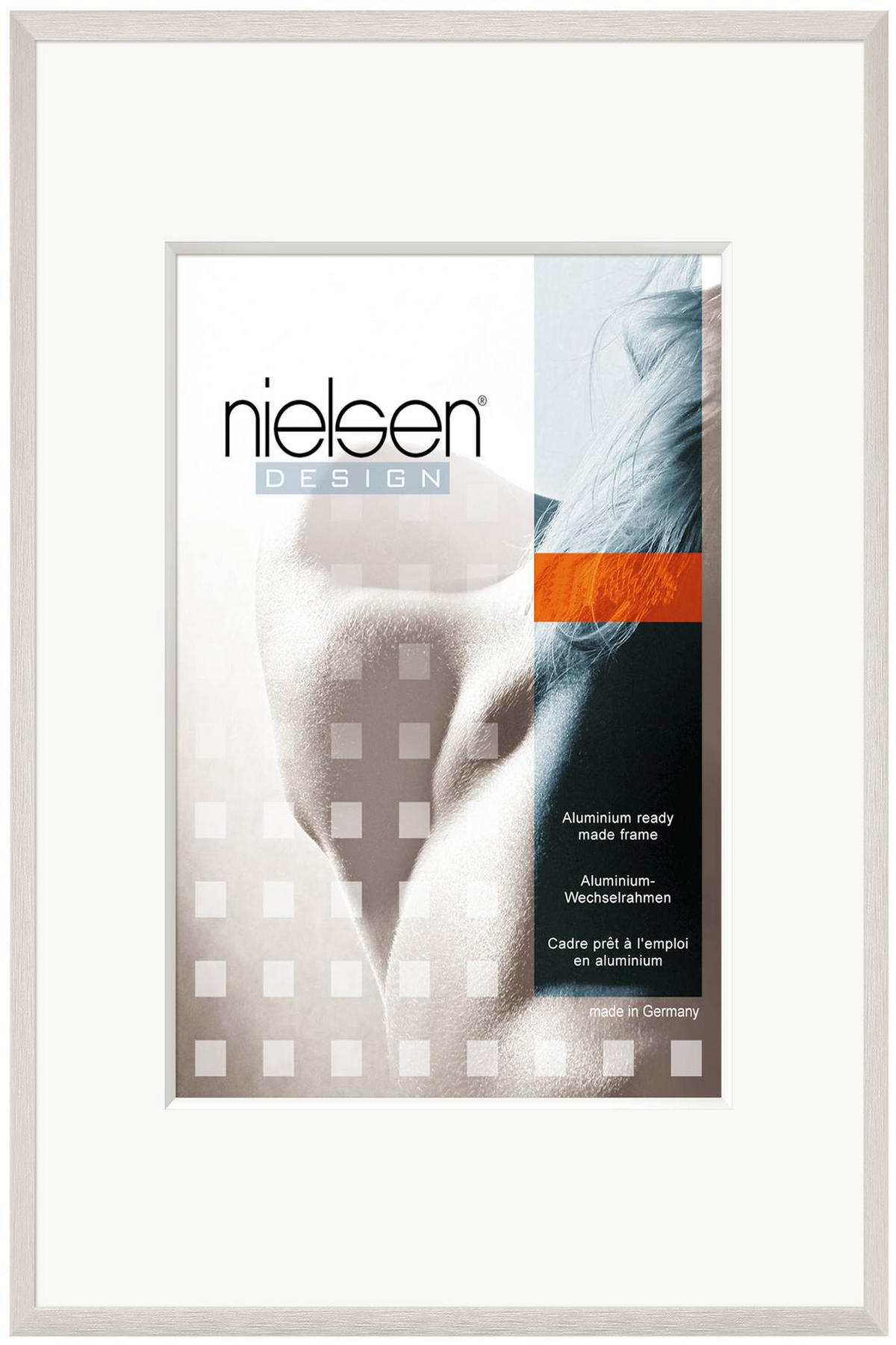 BILDERRAHMEN 18/24 cm  - Silberfarben, Basics, Glas/Metall (18/24cm) - Nielsen