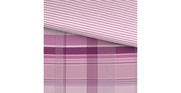 WENDEBETTWÄSCHE Satin 140/200 cm  - Mauve, KONVENTIONELL, Textil (140/200cm) - Novel