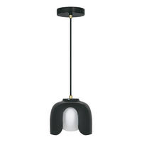 PENDELLEUCHTE 20/121,5 cm  - Schwarz, Basics, Glas/Metall (20/121,5cm) - Osram