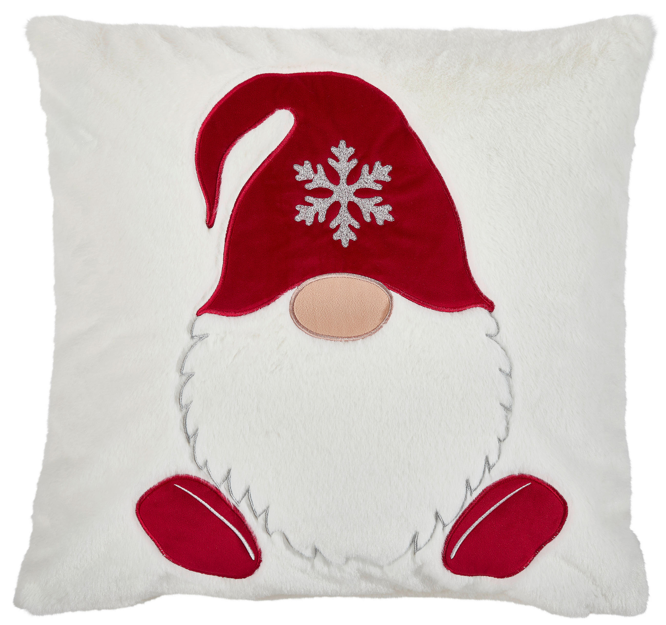 KISSENHÜLLE 50/50 cm  - Weiß, Textil (50/50cm) - X-Mas
