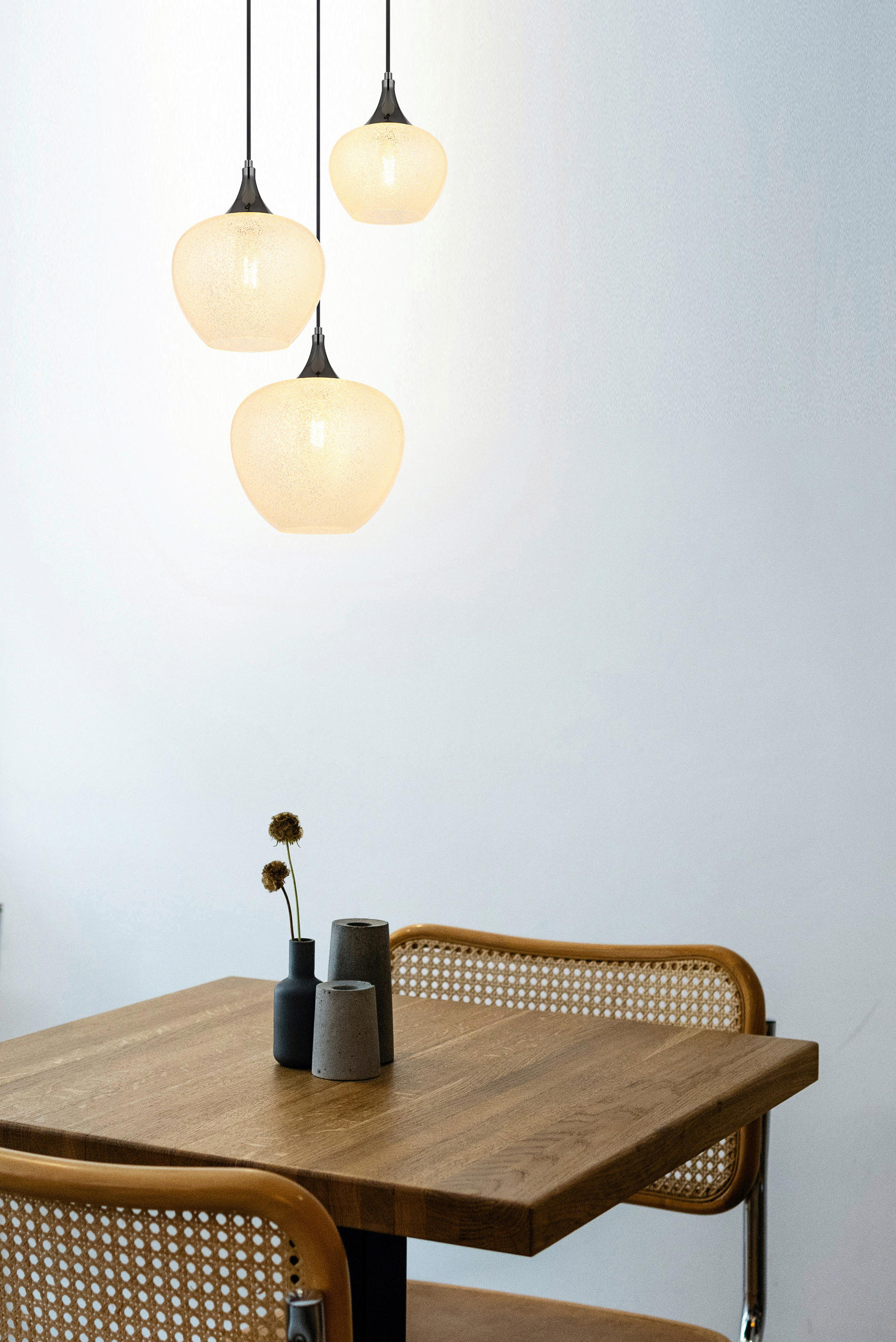HÄNGELEUCHTE 49/120 cm    - Klar/Chromfarben, Konventionell, Glas/Kunststoff (49/120cm) - Globo