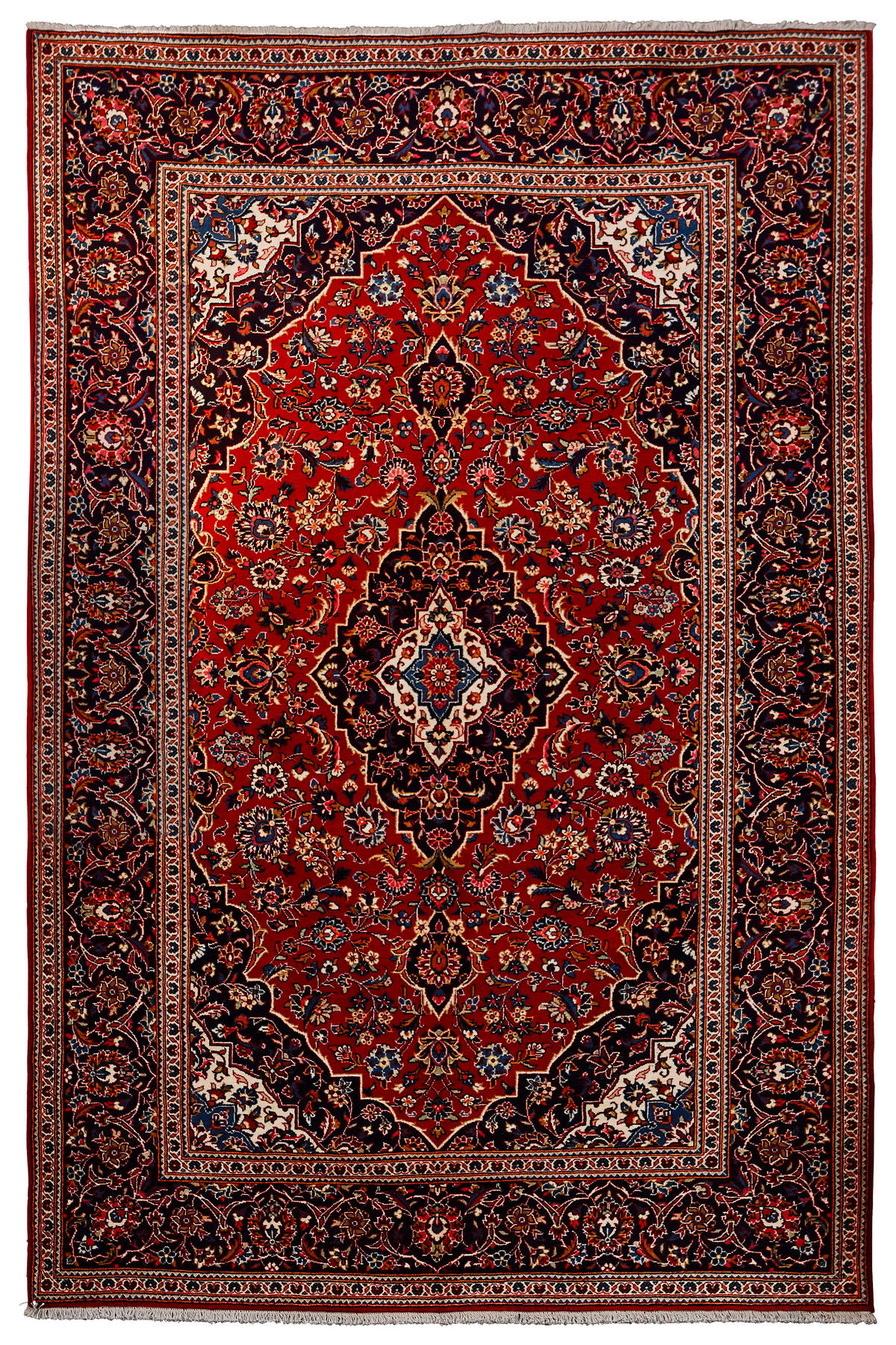 Wollteppich  višebojna     - višebojna, Osnovno, tekstil (200/300cm) - Cazaris