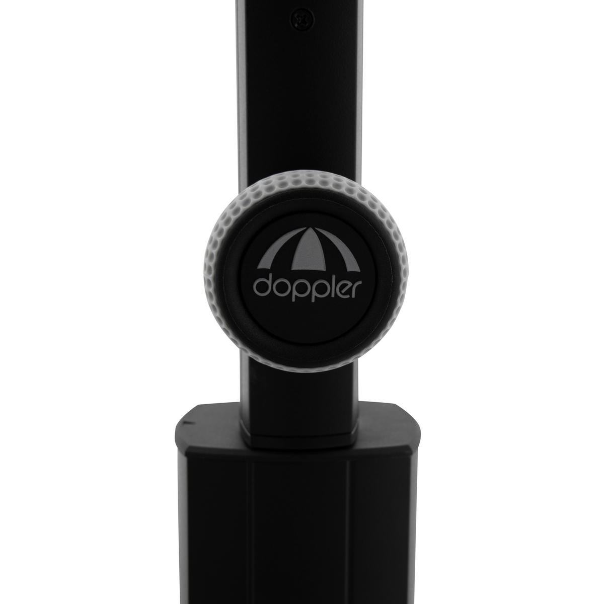SENČNIK - črna/antracit, Basics, kovina/tekstil (240/135cm) - Doppler
