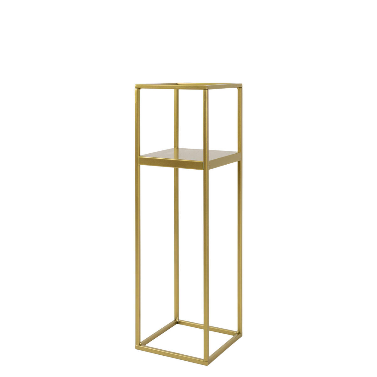 BLUMENSTÄNDER Metall  - Goldfarben, Basics, Metall (19/62/19cm)