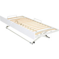AUSZIEHBETT 90-180/190 cm  in Weiß  - Buchefarben/Weiß, KONVENTIONELL, Holz/Holzwerkstoff (90-180/190cm) - Paidi