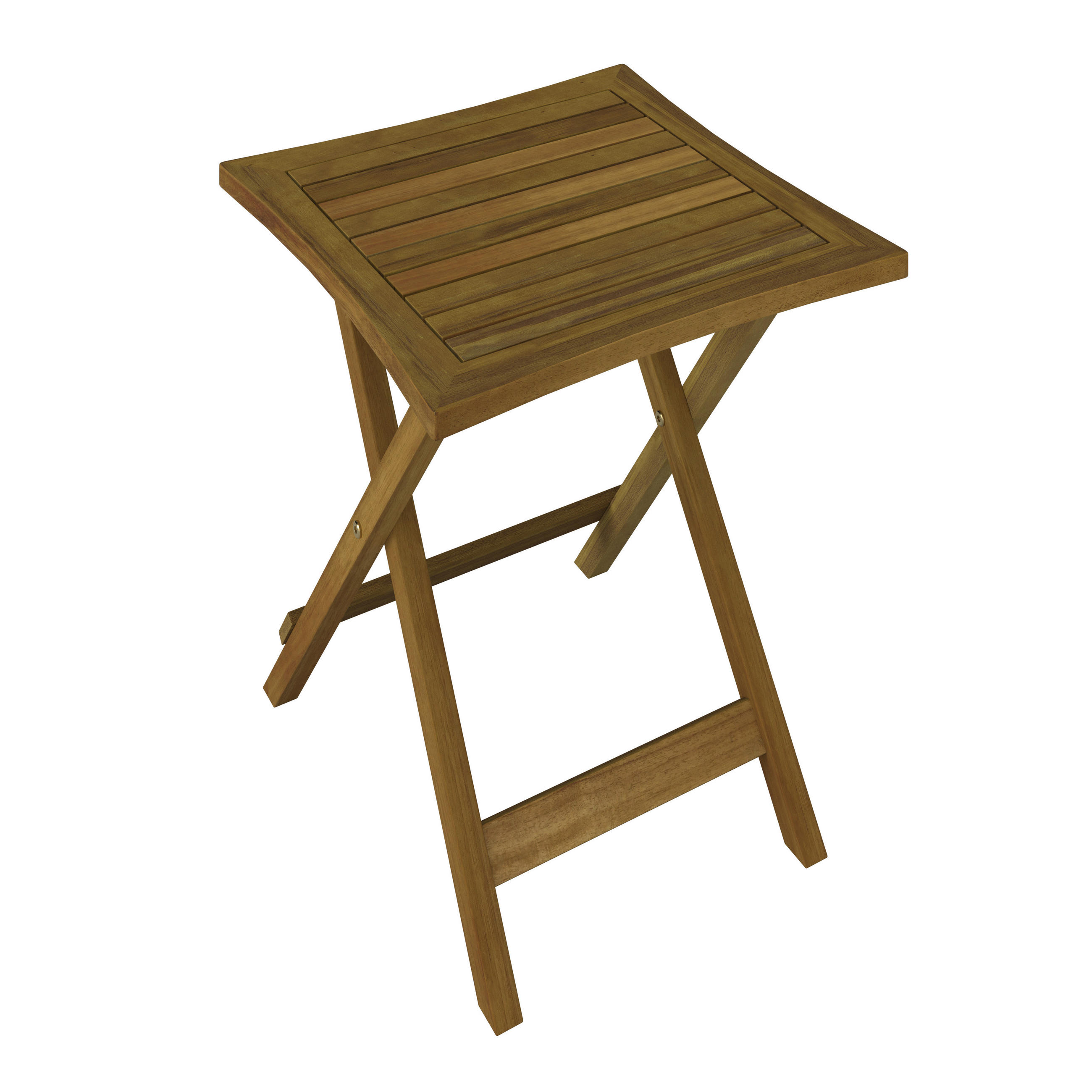 GARTENBEISTELLTISCH Holz  - Akaziefarben, MODERN, Holz (45/50/45cm) - Ambia Garden