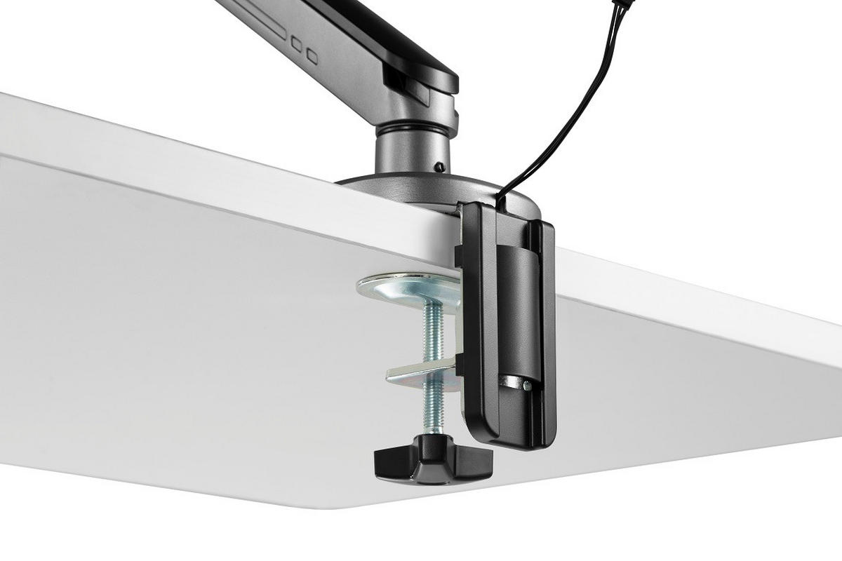 MONITOR-HALTERUNG Metall, Kunststoff Dunkelgrau  - Dunkelgrau, Design, Kunststoff/Metall (11,7/62,2/57,5cm) - Boxxx