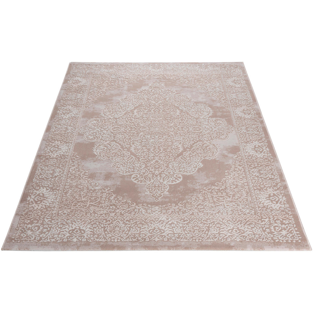 TKANÝ KOBEREC, 120/170 cm, krémová - krémová, Basics, textil (120/170cm)