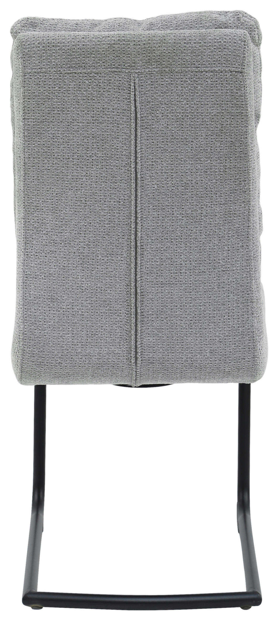 SCHWINGSTUHL  in Eisen Chenille  - Schwarz/Grau, Design, Textil/Metall (48,5/105/67cm) - Carryhome