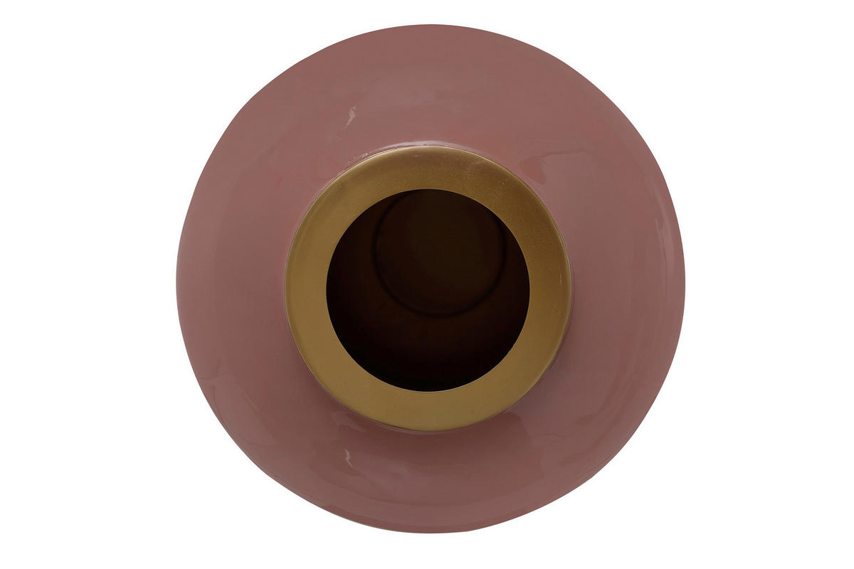 PODLAHOVÁ VÁZA, kov, 81 cm - zlatá/ružová, Trend, kov (30/81cm)