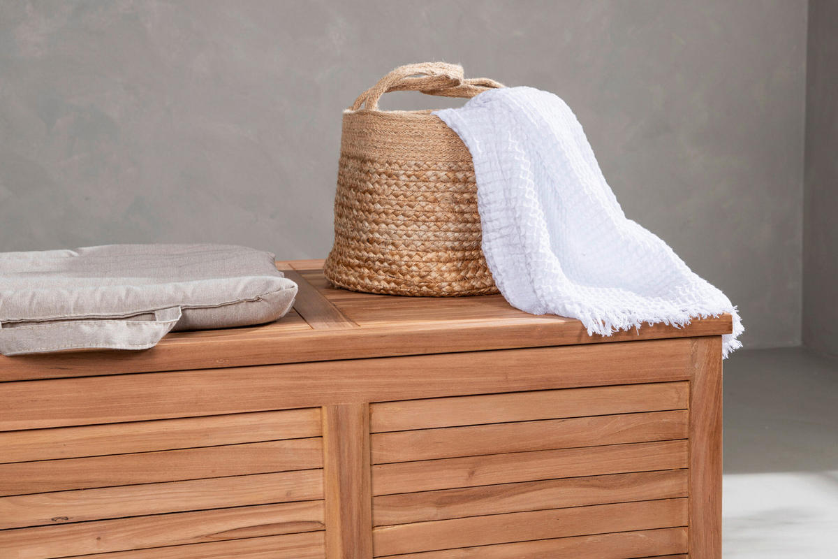 KUDDBOX - ljusbrun, Modern, trä (130/46/70cm) - Gardenson