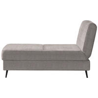 SCHLAFSOFA Webstoff Naturfarben  - Schwarz/Naturfarben, Modern, Textil/Metall (205/90/92cm) - Novel